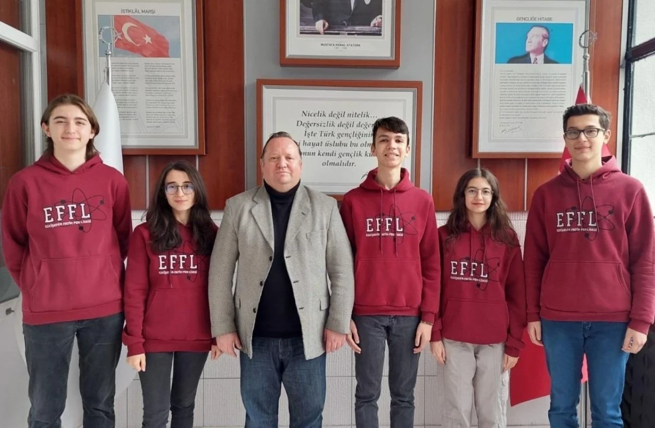 Eskişehir Fatih Fen Lisesi öğrencileri Eskişehir&#8217;i gururlandırdı