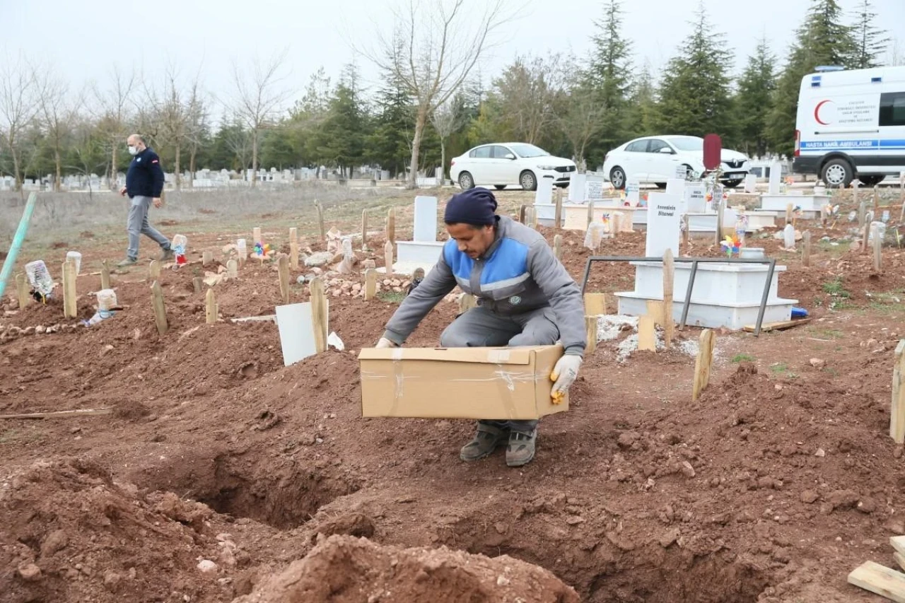 Eskişehir’de şehir çöplüğünde ölü bulunan bebek defnedildi