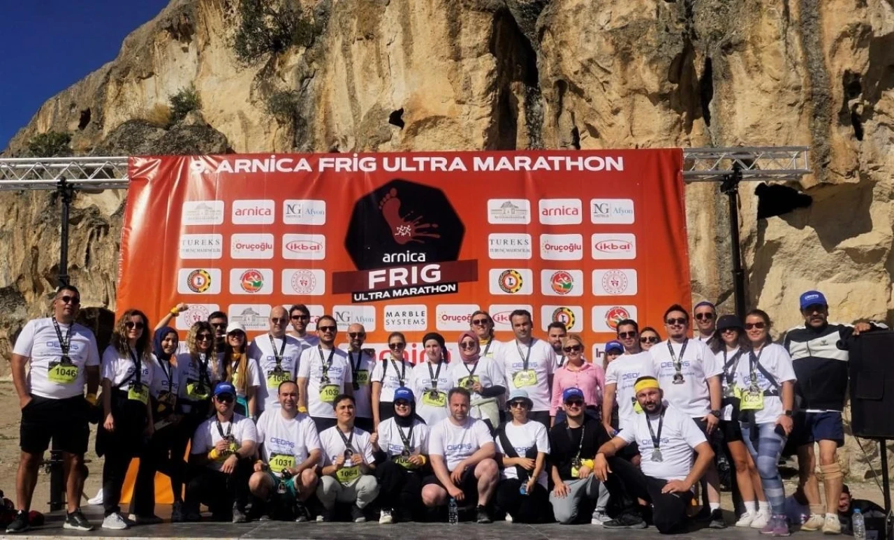 OEDAŞ Eskişehir&#8217;deki Frig Ultra Maratonu’na Katıldı