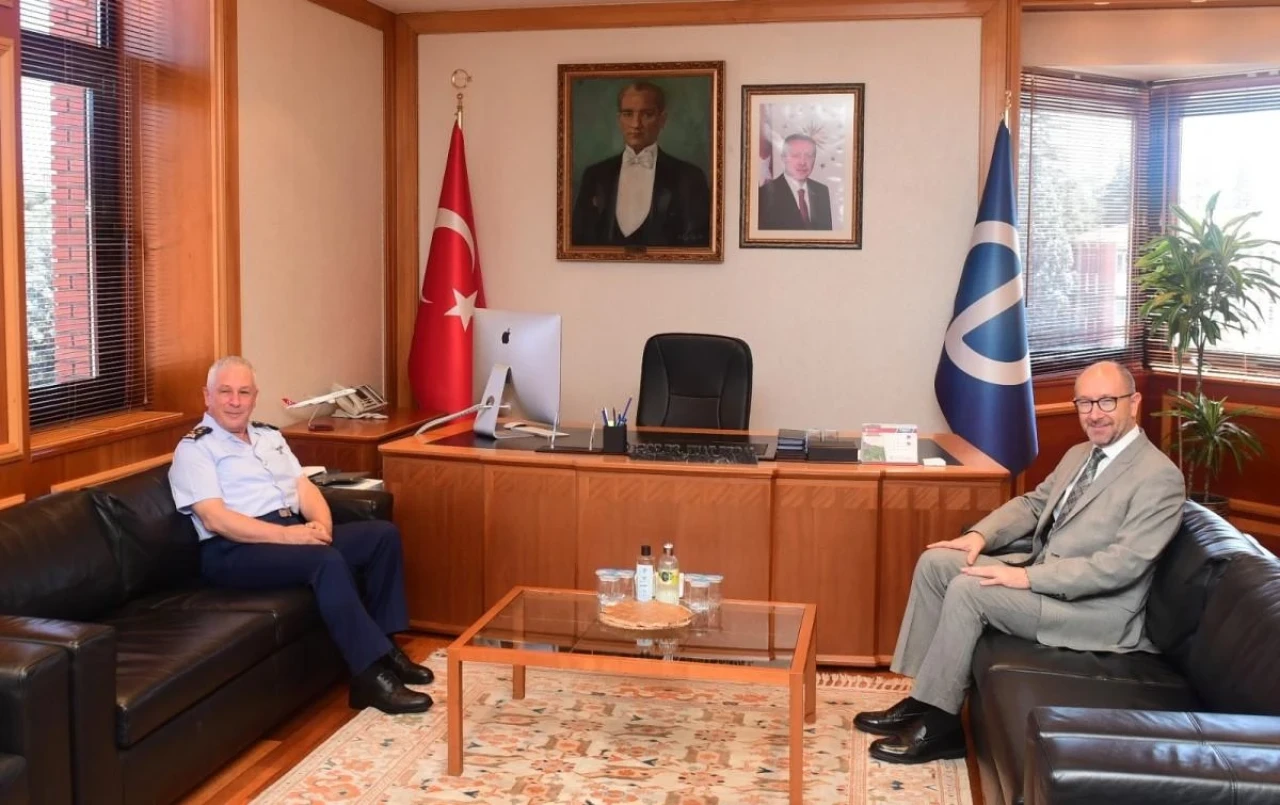 Orgeneral Kadıoğlu Rektör Erdal’a Veda Etti