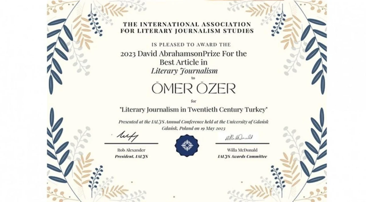 Eskişehir’de Prof. Dr. Ömer Özer’den Yeni Başarı
