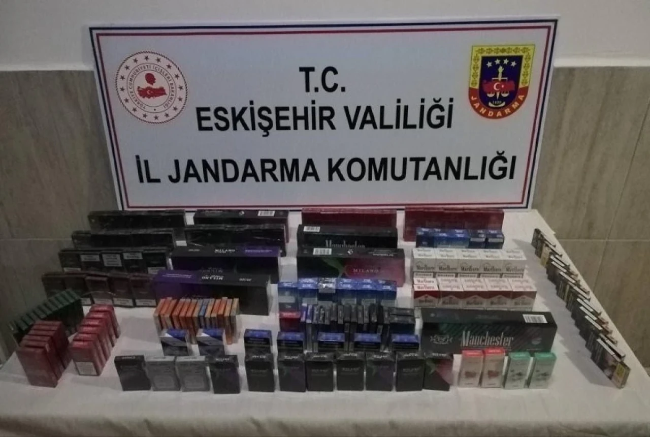 Eskişehir’de 21 Bin TL Değerinde Kaçak Sigara Ele Geçirildi