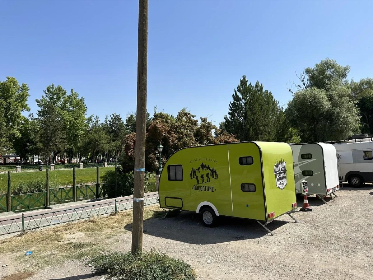Eskişehir Kanlıkavak Parkı Karavancıların Favorisi Oldu