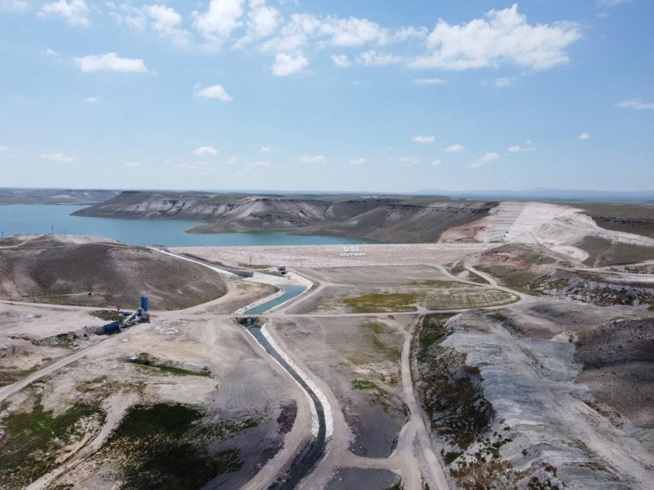 Eskişehir Gökpınar Barajı Mansap Düzenlemesi Yapıldı