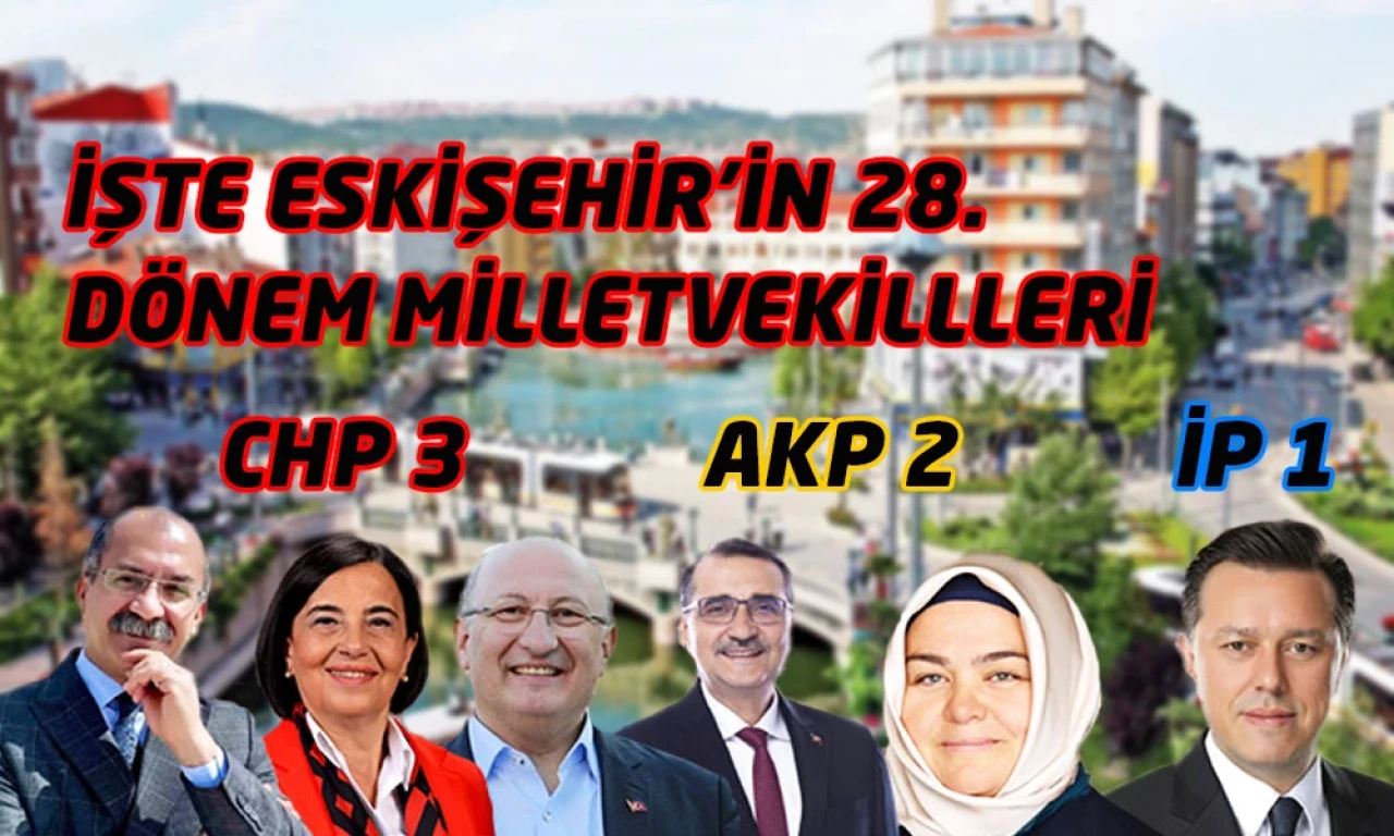 28. Dönem Eskişehir Millet Vekilleri Belli Oldu