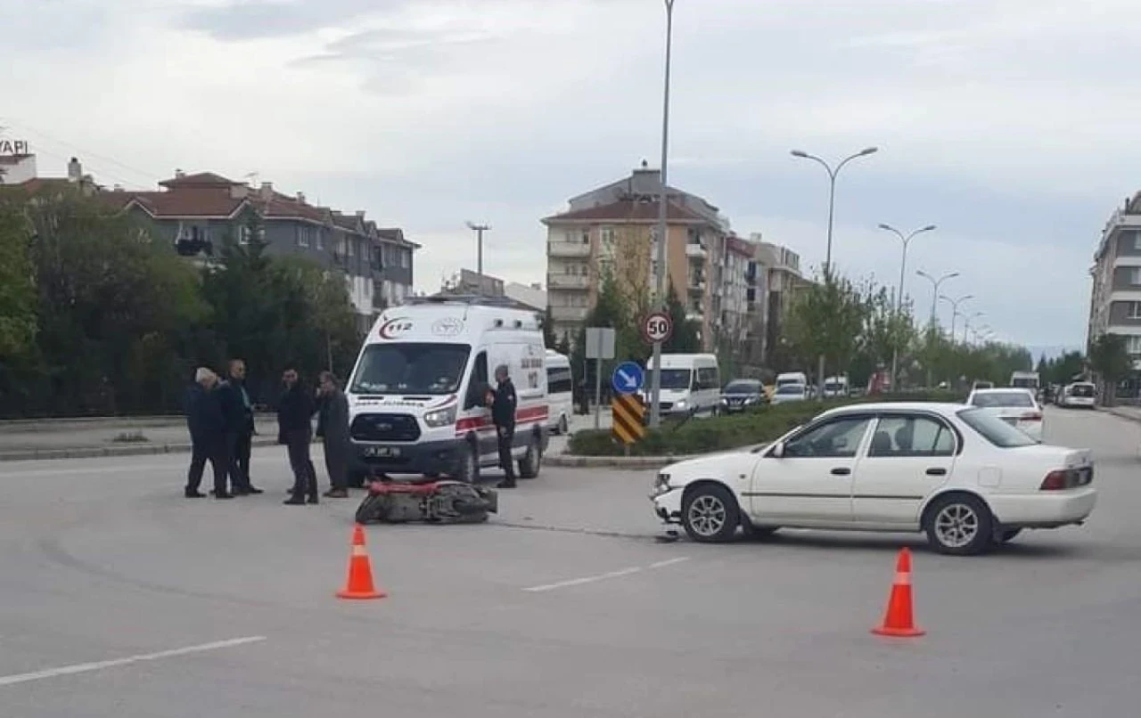 Eskişehir’de 71 Evler&#8217;de Trafik Kazası