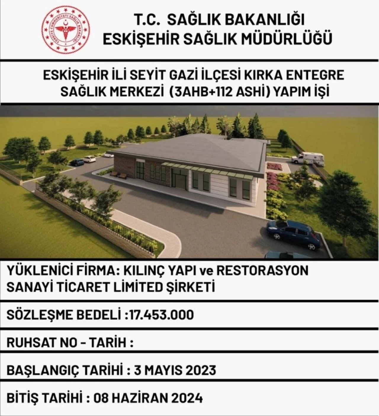 Eskişehir Kırka&#8217;ya Entegre Sağlık Merkezi