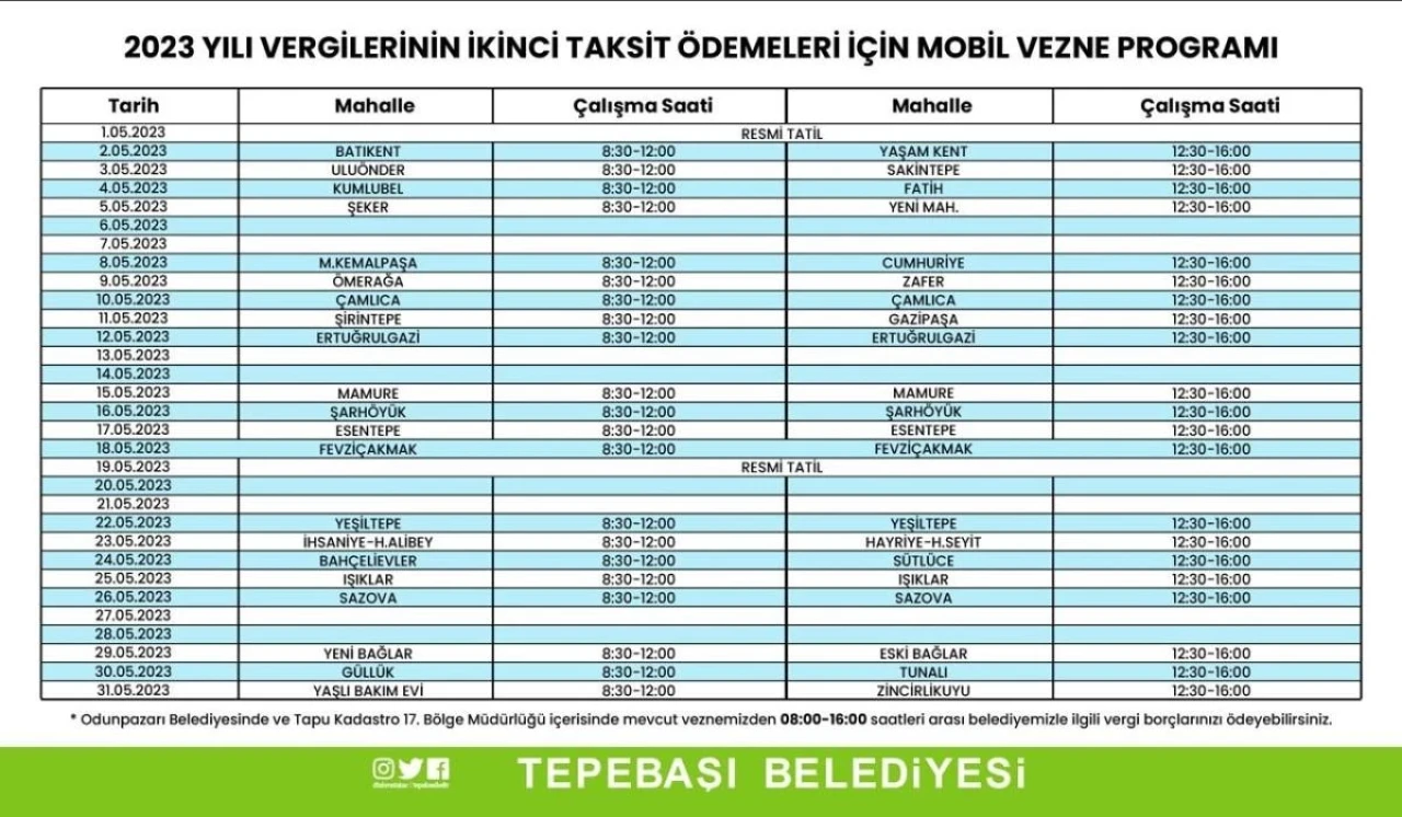 Eskişehir&#8217;de Vergilerde Ödeme Kolaylığı