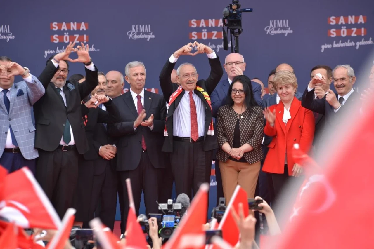 Kemal Kılıçdaroğlu ve Mansur Yavaş&#8217;ın Eskişehir Mitingi