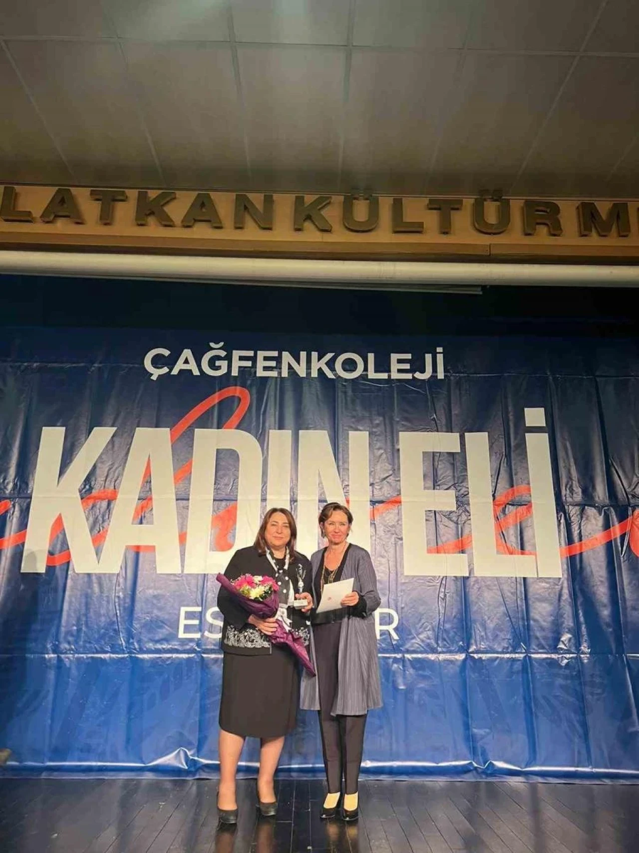 Çağfen Koleji &#8220;Kadın Eli&#8221; plaketleri sahiplerini buldu