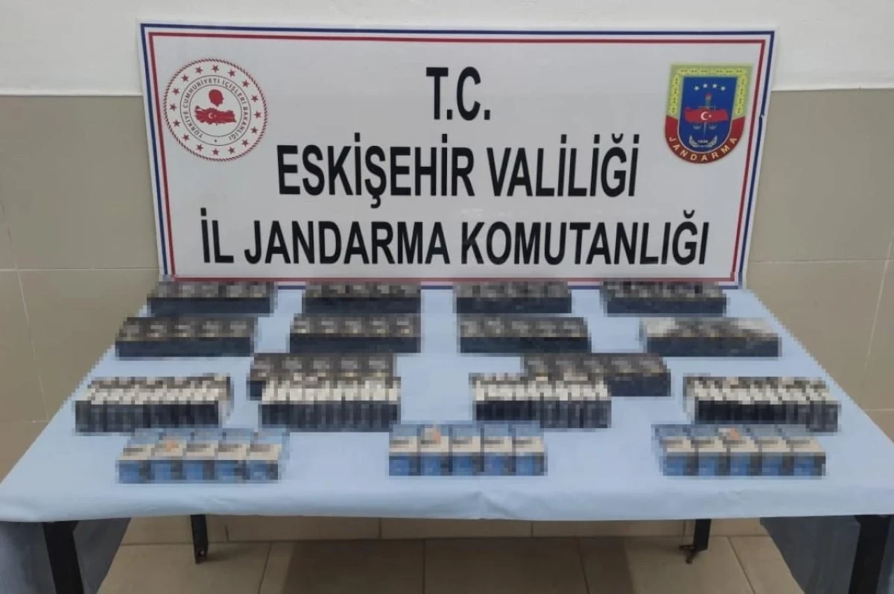 Eskişehir Çifteler&#8217;de 170 Paket Kaçak Sigara Bulundu