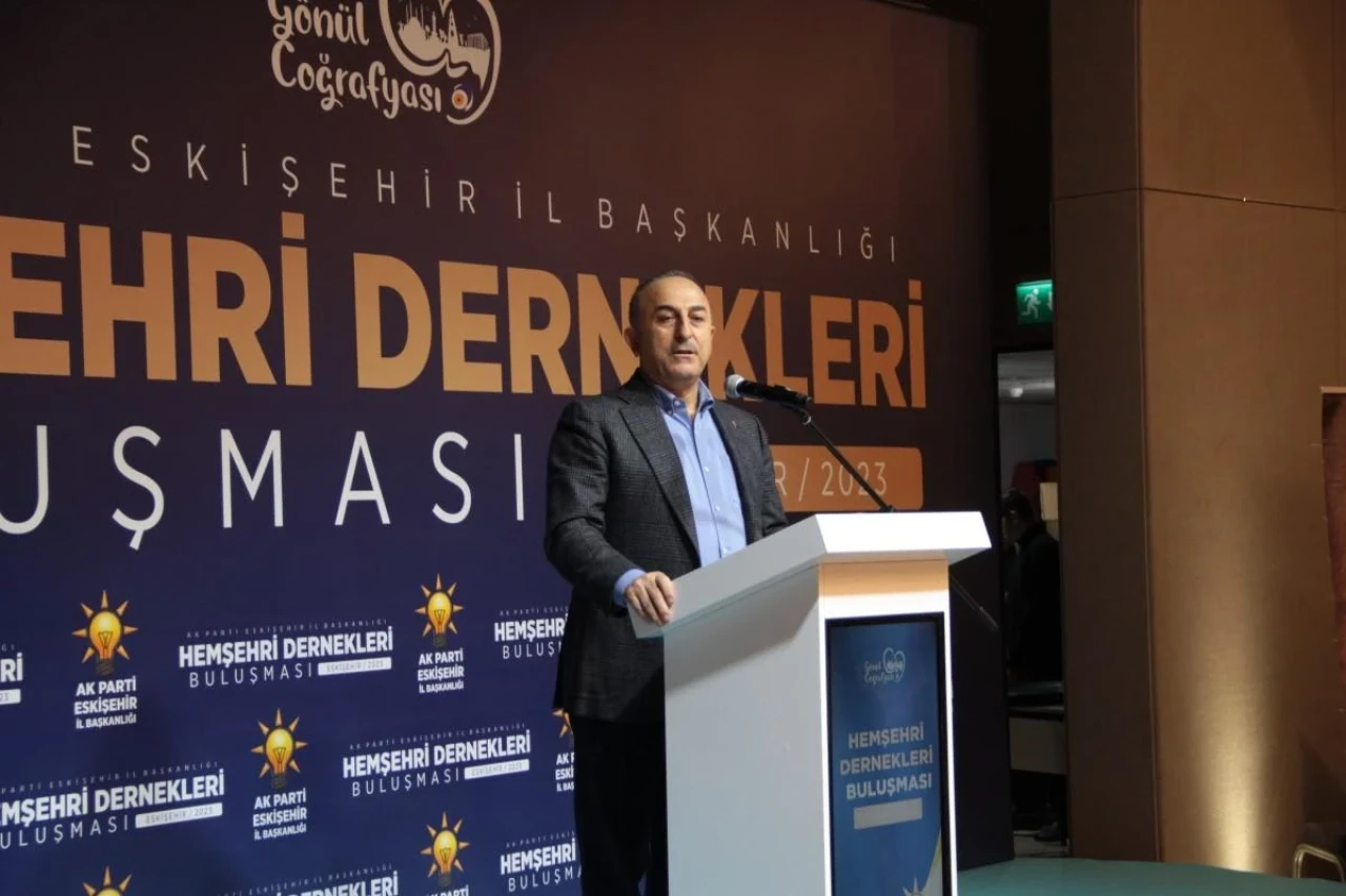 Dışişleri Bakanı Çavuşoğlu Eskişehir&#8217;de Açıklama Yaptı