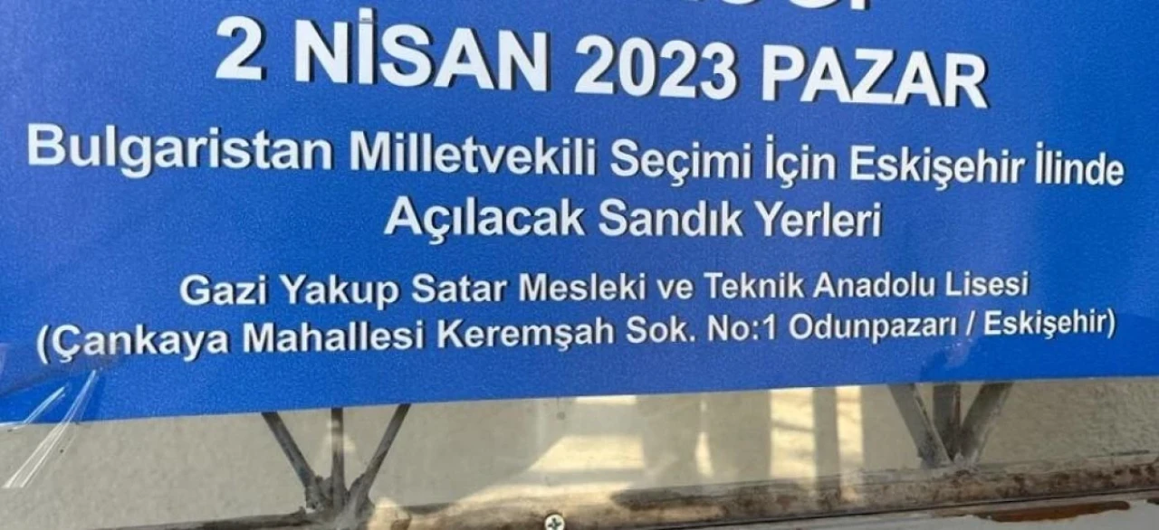 Eskişehir&#8217;de Bulgaristan Seçimleri için ‘Sandığa Gidin’ Çağrısı