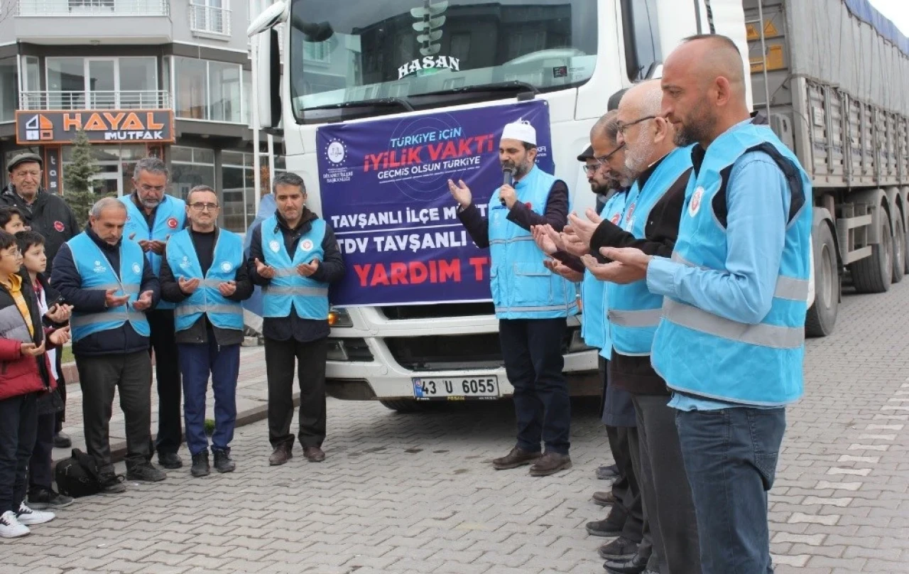 Tavşanlı’dan Kahramanmaraş’a 26 ton kuru bakliyat