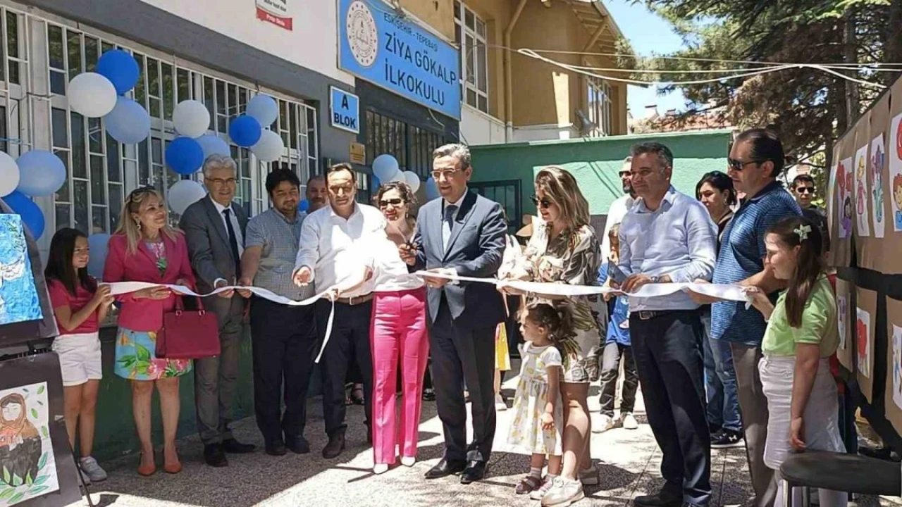 Ziya Gökalp İlkokulu’nda yıl sonu sergisi ve hayır pazarı