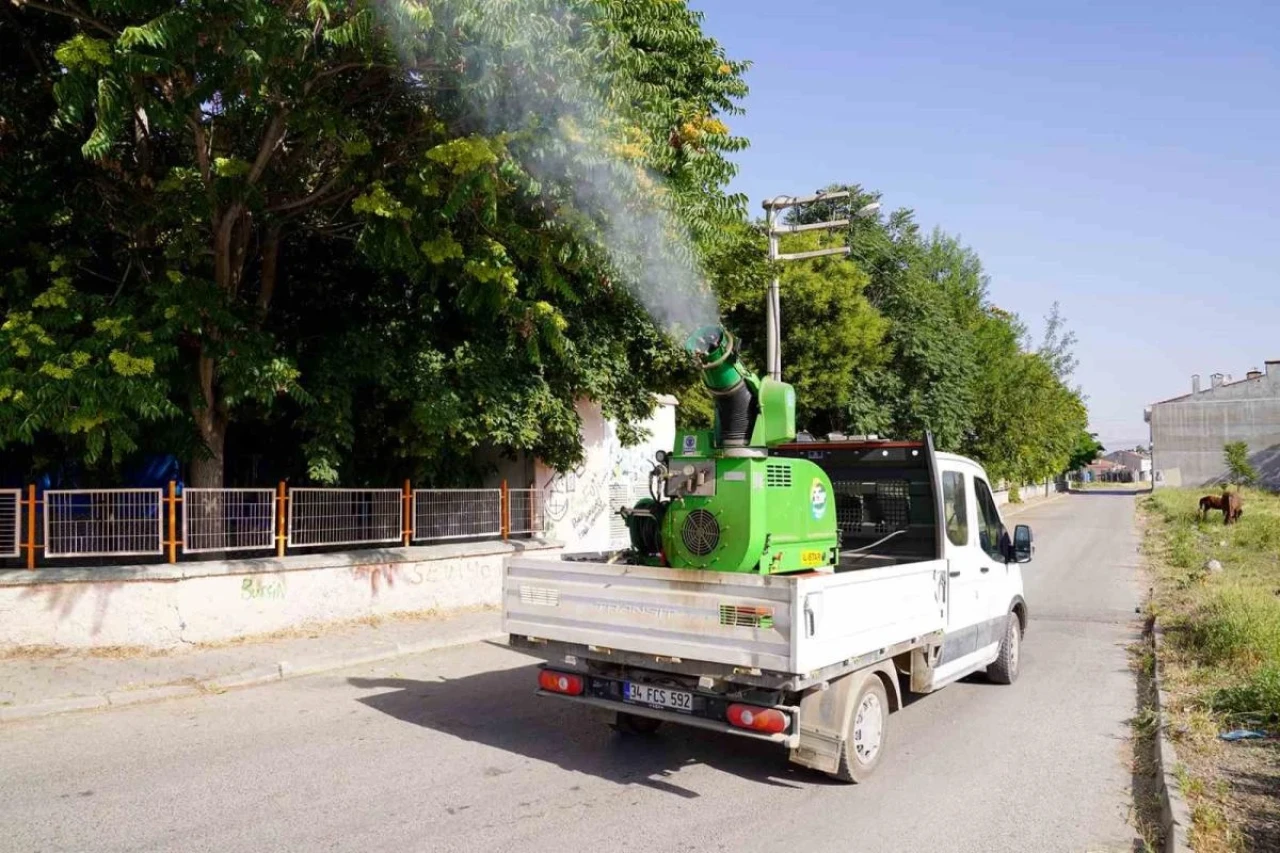 Tepebaşı Belediyesi İlçede ve Kırsalda İlaçlama Çalışmalarını Sürdürüyor