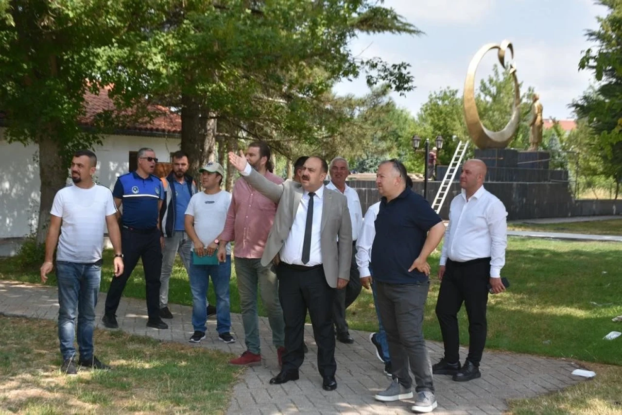 İnönü Belediyesi Anıt Park'ta Büyük Dönüşümlere İmza Atıyor