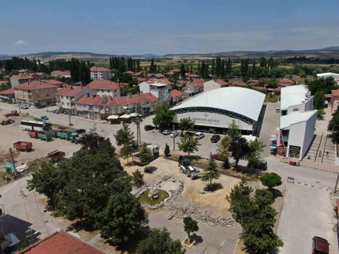 İnönü’de Beşinci Parkın Yapım Çalışmalarına Başlandı