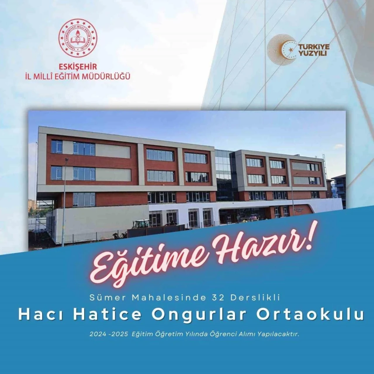 Eskişehir’de 32 Sınıflı Ortaokul Açıldı