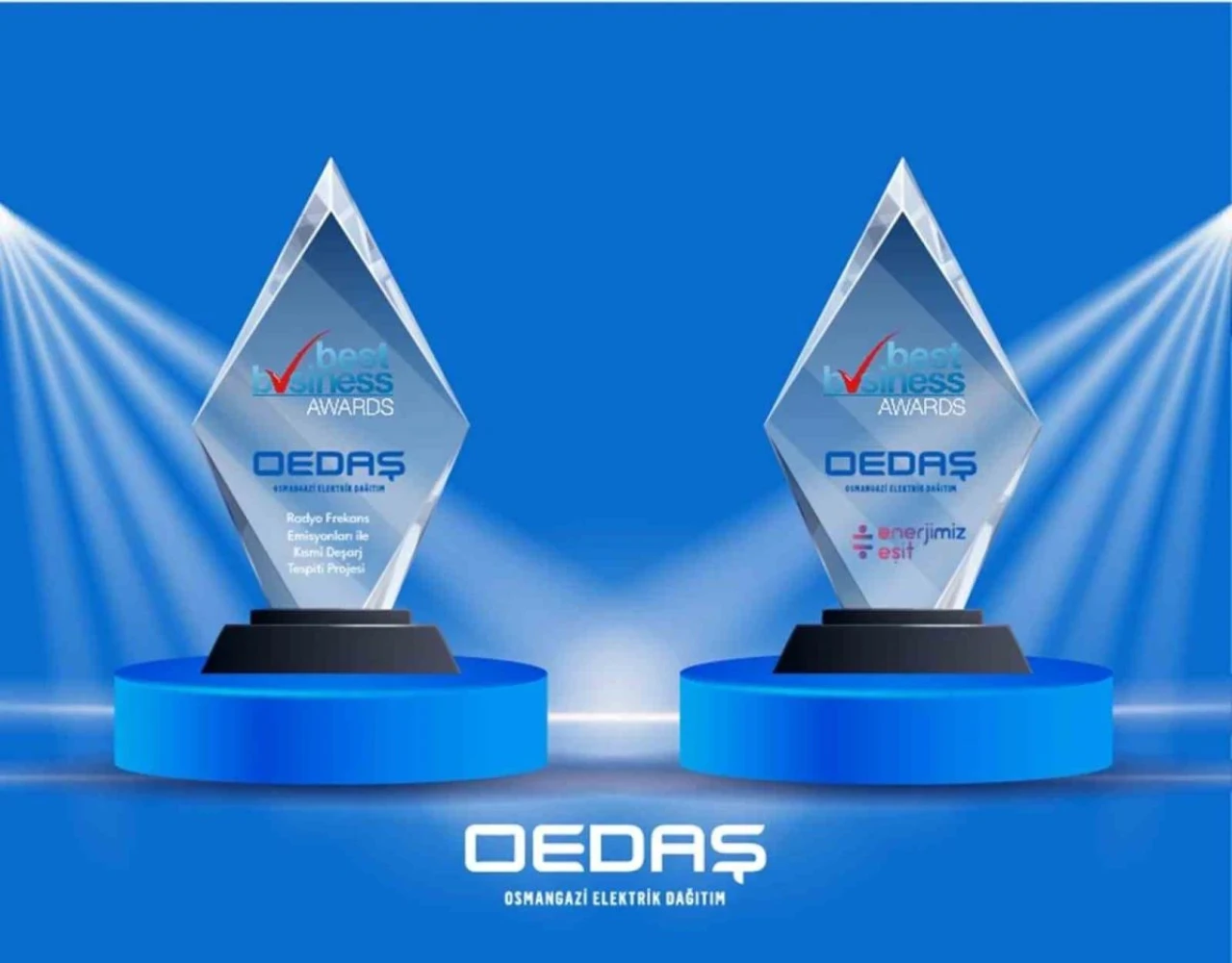 OEDAŞ, Best Business Awards'ta İki Ödül Birden Kazandı