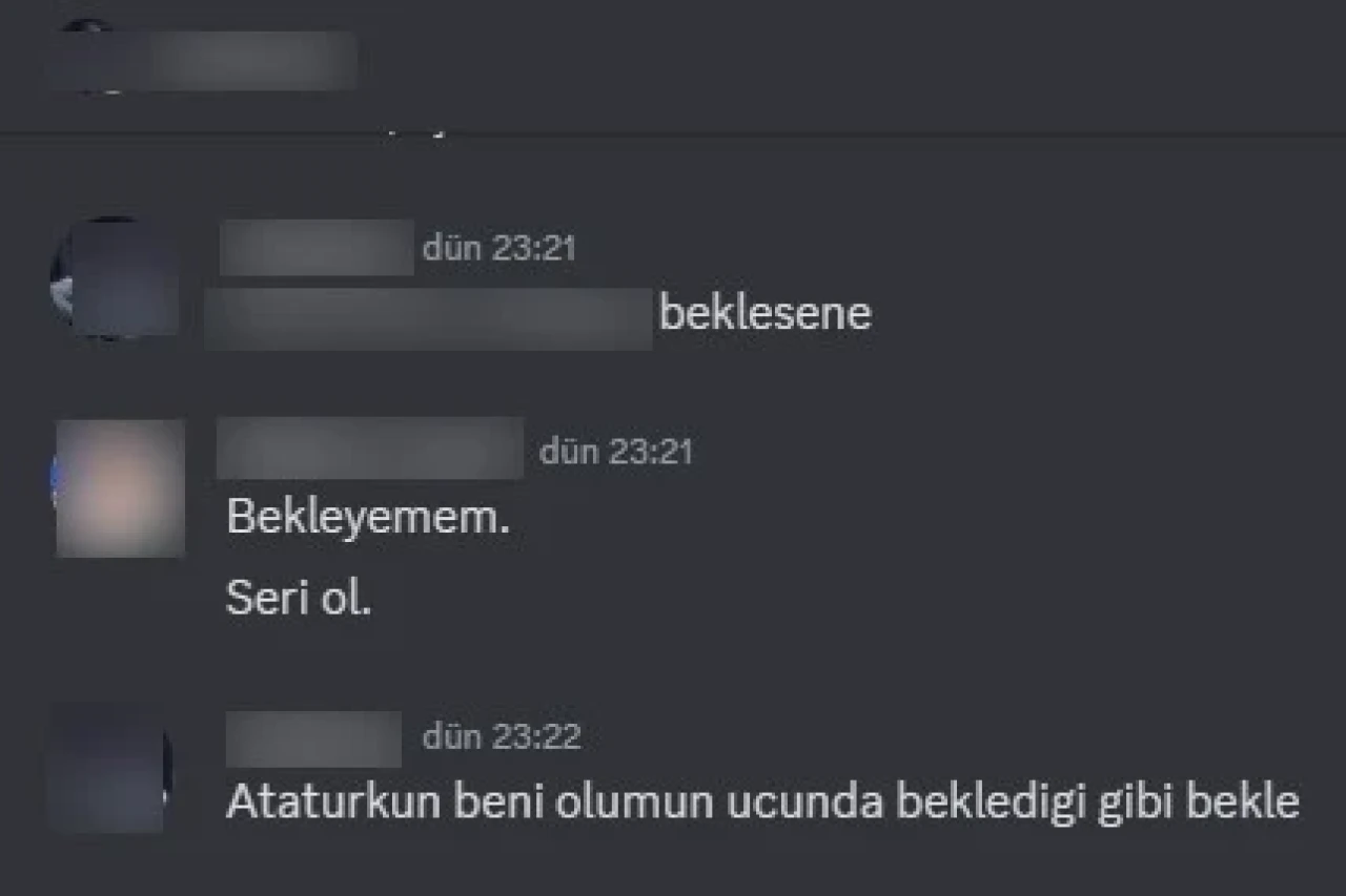 Erişim Engeli Getirilen Discord’da Milli Değerlere ve Katledilen Genç Kıza Hakaretler Edildi