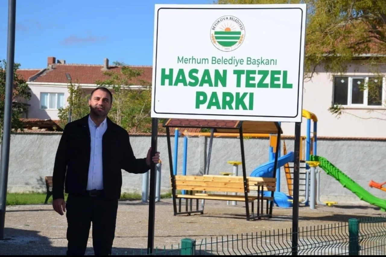 Beylikova’da Vefa Örneği: Hasan Tezel Parkı Açıldı