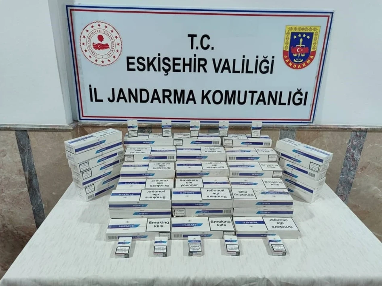 Jandarma Ekipleri Kaçak Sigara Operasyonu Gerçekleştirdi