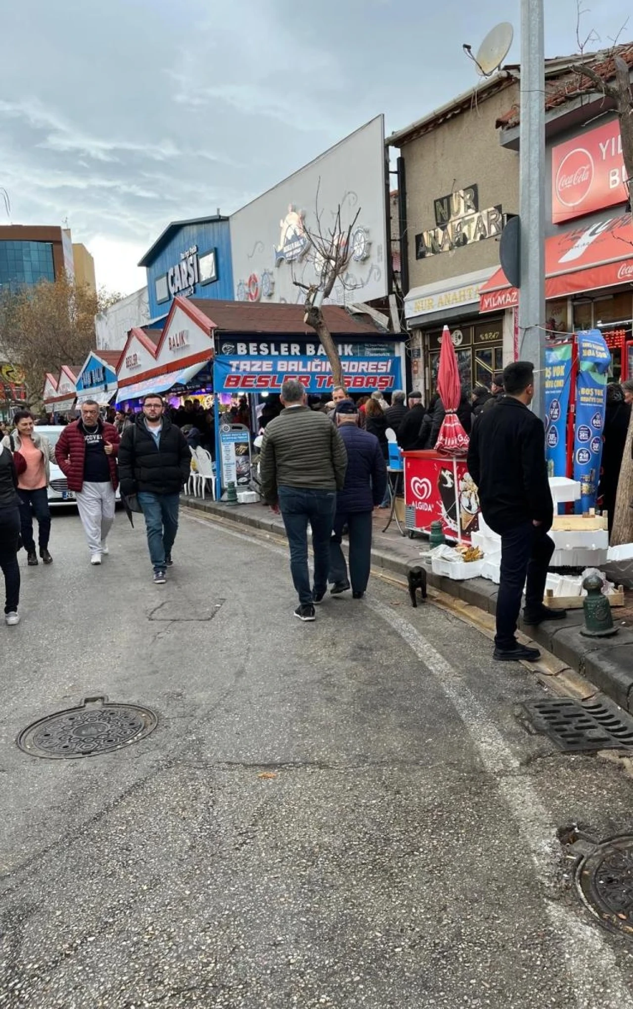 Eskişehir'de Hamsi Kuyruğu