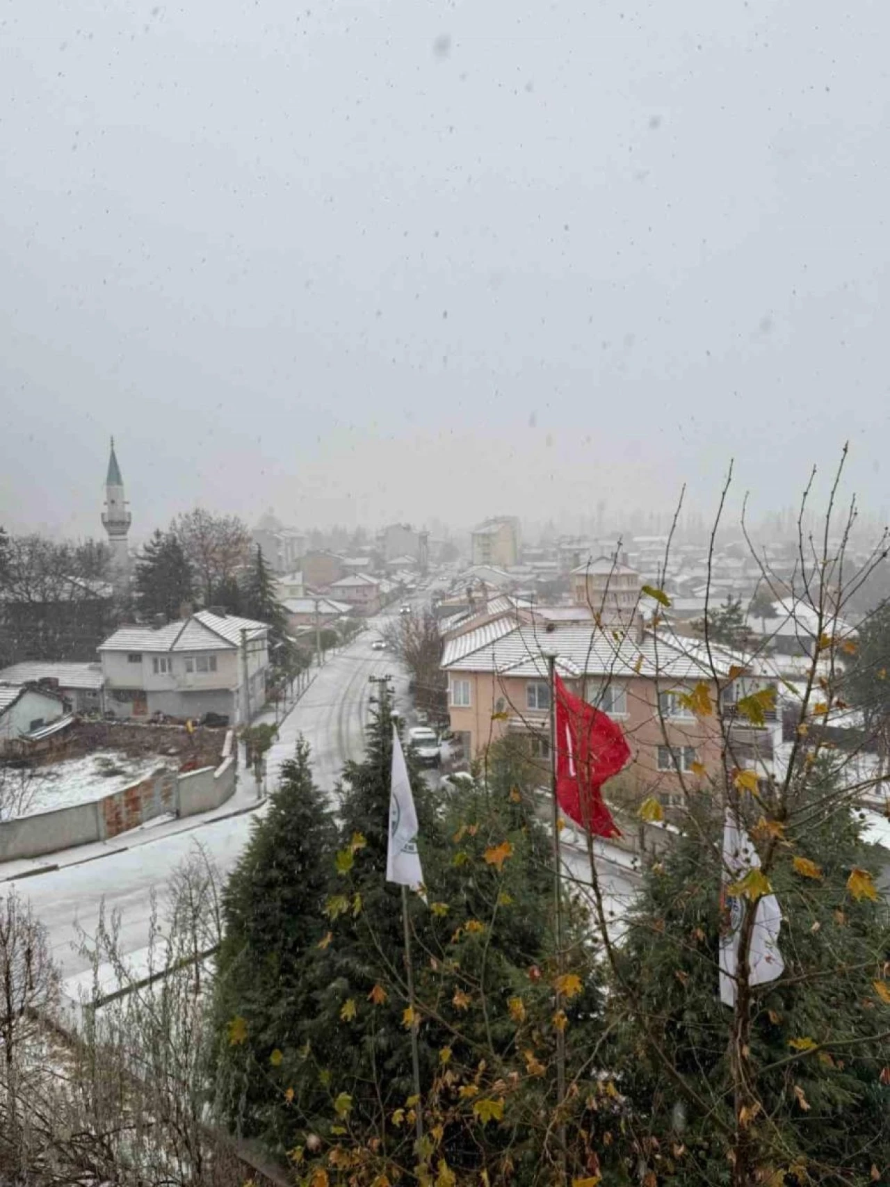 Eskişehir’e Mevsimin İlk Karı Düştü