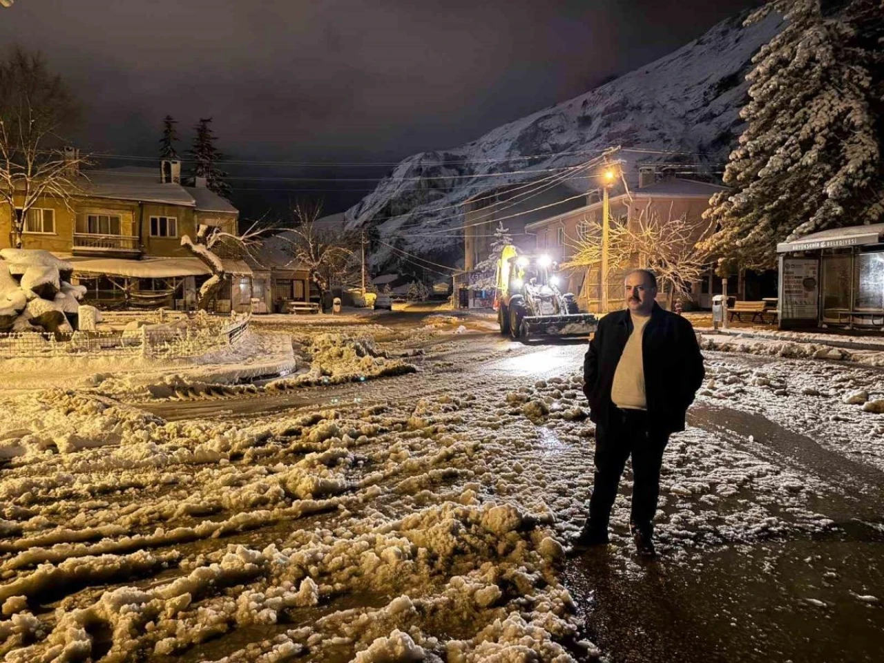 Belediye Başkanı Hamamcı’dan Kar Nöbeti