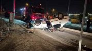 Takla Atan Otomobilin Sürücüsü Ehliyetsiz ve Alkollü Çıktı