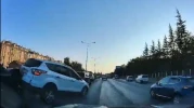 Eskişehir Çevreyolu’nda Zincirleme Kaza Anı Kameralara Yansıdı