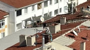 Gökmeydan Mahallesi’nde Çatıda Güvensiz Çalışma