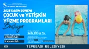 Tepebaşı Belediyesi 2025 Kasım Dönemi Yüzme Kursu Kayıtları Başladı