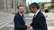 Uşak Valisi Naci Aktaş, Eskişehir Valisi Hüseyin Aksoy’u ziyaret etti