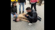 Şeker Hastası Genç Karşıdan Karşıya Geçerken Aniden Yere Yığıldı
