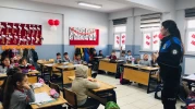 Miniklere “Güvenli Yaşam” dersi