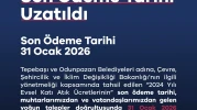 Evsel Katı Atık Ücreti Son Ödeme Tarihi Uzatıldı