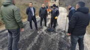 Kaymakam Uçar, Yenipazar’da Yol Onarım Çalışmalarını Yerinde İnceledi