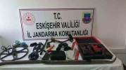 Eskişehir'de Kaçak Kazı Yapan 4 Şüpheli Jandarma Ekipleri Tarafından Yakalandı