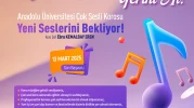 Anadolu Üniversitesi Çok Sesli Korosu Yeni Koristlerini Arıyor