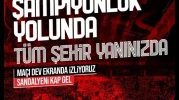 Büyükşehir Belediyesi’nden Eskişehirspor Taraftarına Çağrı: “Şampiyonluk için taraftarımızla Kanlıkavak’ta buluşuyoruz!”