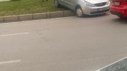 Park Halindeki Otomobil Geri Geri Giderek Reflüje Çıktı