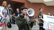Anadolu Üniversitesi'nde Boğaziçi Üniversitesi’nde yaşananlara ilişkin açıklama yapıldı: "Bu rezalete itiraz etmek için buradayız"