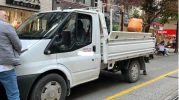 Eskişehir'de trafiğe kapalı caddeye giren kamyonete cezai işlem uygulandı