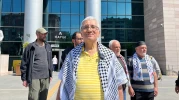 Eskişehir’de Filistin destekçisi aktiviste dava: Destekçileri adliye önünde toplandı