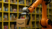 Amazon’un Dokunma Hissine Sahip Yeni Robotu Vulcan Tanıtıldı