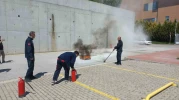 Eskişehir'de hastanede nefes kesen helikopterli tatbikat gerçeği aratmadı