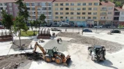İnönü Cumhuriyet Meydanı’nda sona yaklaşılıyor
