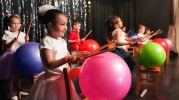 Minikler yıl sonu gösterilerinde hünerlerini sergiledi
